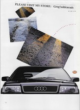 Original 1990 Audi V8 Quattro 80 90 100 200 Dealer Sales Brochure Original 1990 Audi V8 Quattro 80 90 100 200 Dealer Sales Brochure