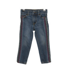 Lucky Brand Embroidered Denim Cotton Blend Toddler Cate Skinny Jeans Size 2T