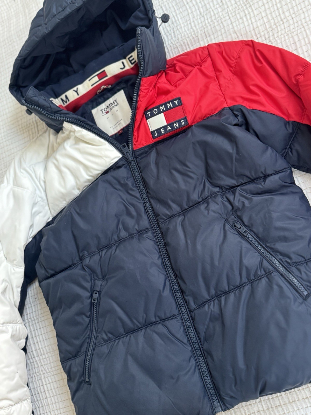 Tommy Jeans Essential Colourblock Puffer Jacket M image 7