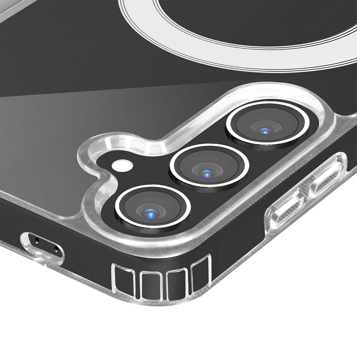 Coque Galaxy S25 Plus Crong rigide transparente polycarbonate - 3