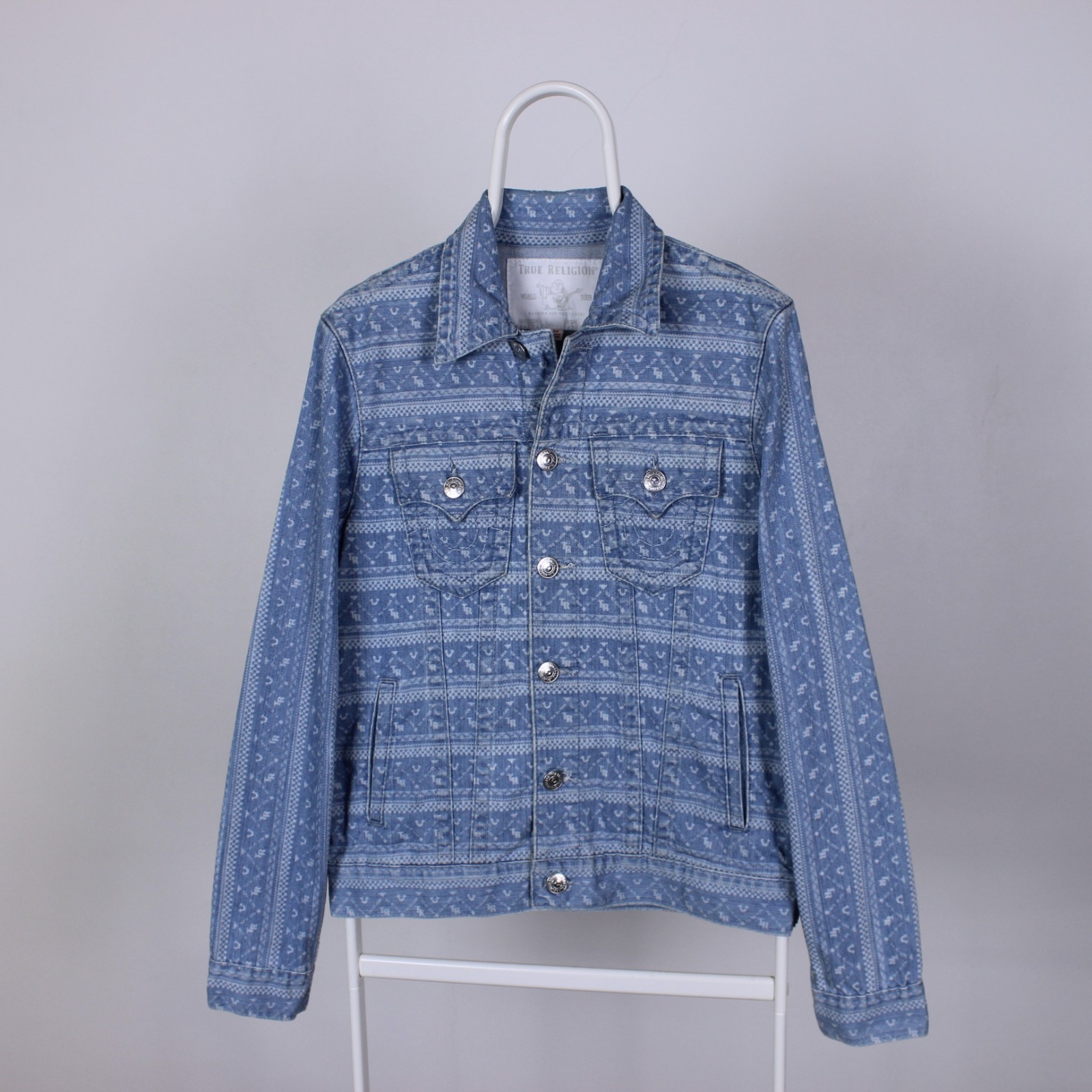 True religion Trucker jacket ikat monogram thumbnail 4