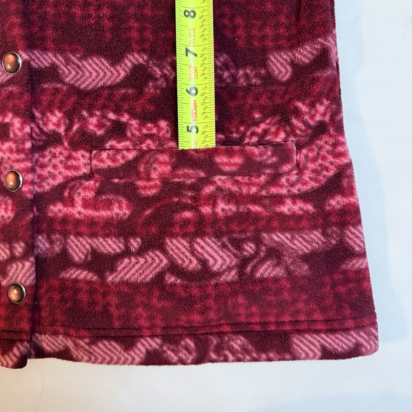 Basic Editions Polyester Fleece Jacket Women Size… - image 8