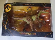 JURASSIC WORLD AMBER COLLECTION VELOCIRAPTOR ECHO FIGURE NEW