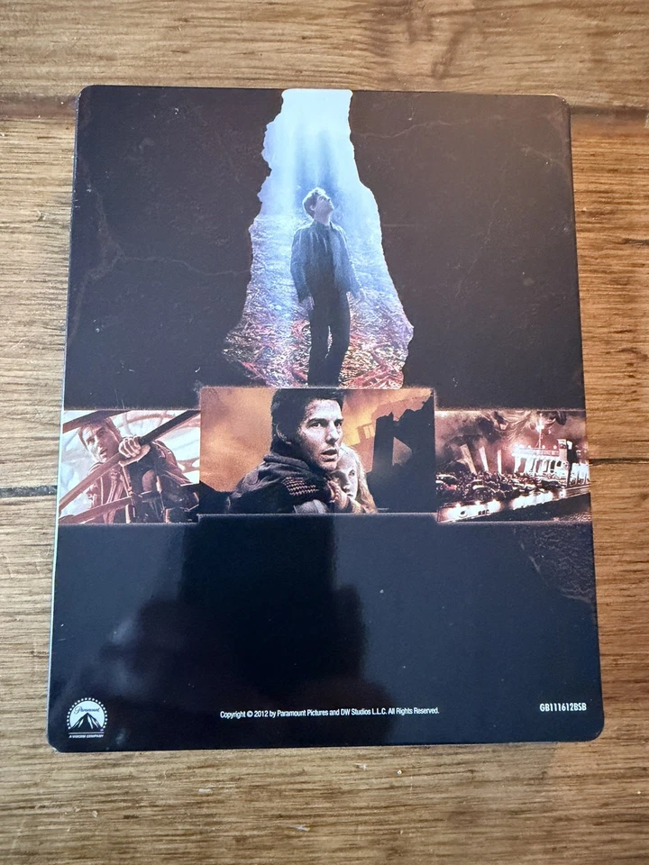 GM513 WAR OF THE WORLDS (2005)  UK EXCLUSIVE 4K BLU RAY STEELBOOK TOM CRUISE - Image 2 of 3