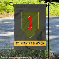 US Army 1st Infantry Division Garden Flag and Yard Banner