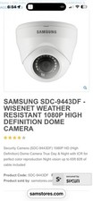 Samsung Wisenet High Definition Dome Camera. New. White. 150  Cord Included.