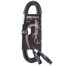 Accu-Cable 5-Pin DMX Cable, 10 ft