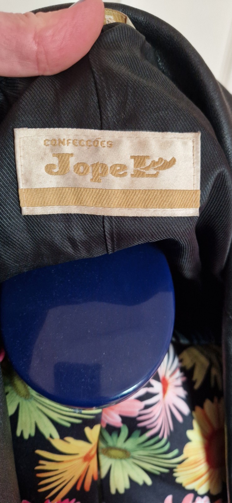Confecções Jopel Lda Leather Jacket Women's Size 54 Black Made In Portugal Y2K image 10