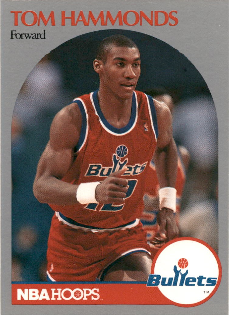 1990-91 Hoops #298a Tom Hammonds