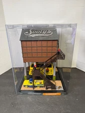 Menards O Gauge Sooty's Coal Tipple with Ore Car & Die-cast Truck Train Building