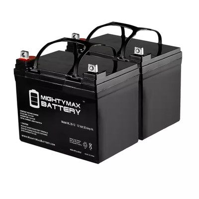 ML35-12 - 12-Volt 35AH Battery for Hoveround Activa MPV1 MPV4 - 2 Pack