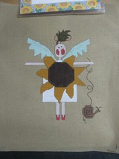 Stitch in Time Handpainted Needlepoint Canvas Fanci That Flower Power