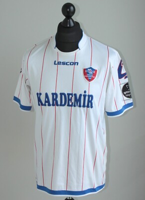 Kardemir Karabukspor Turkey away football shirt #3 Fatih 10/11 Lescon Size M