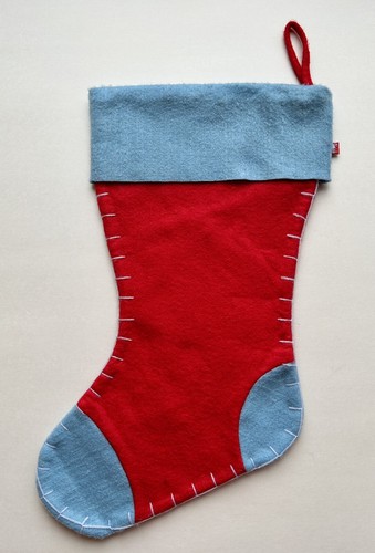 Vintage Paul Frank Filz Weihnachtsstrumpf Weihnachtsdeko 90er - Bild 2 von 12