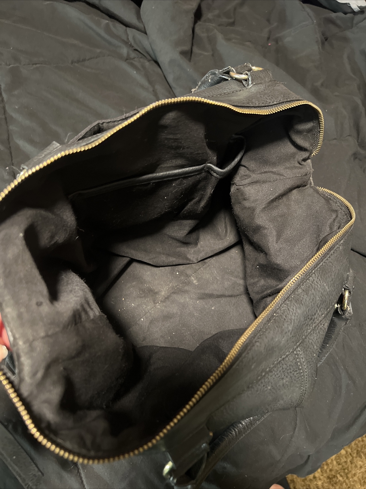 Steve Madden Large Black Purse/Tote Bag eBay