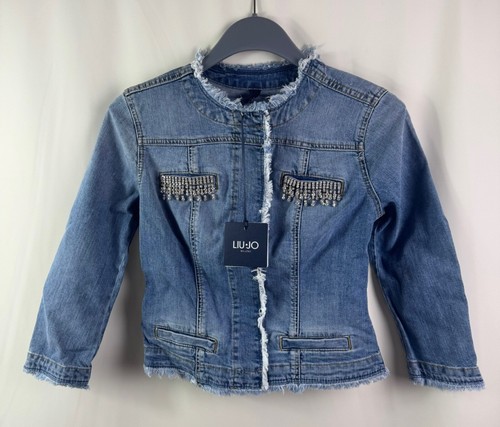 Liu Jo Giacca Donna Kate Giacca Denim, Blu, Taglia 40 - Foto 1 di 5