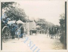 Edwardian Coaches Day trip Nr Chester Ice cream Stall original Photo 4 x 3 inch