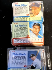 1962 POST CEREAL BASEBALL CARD SINGLES COMPLETE YOUR SET U-PICK