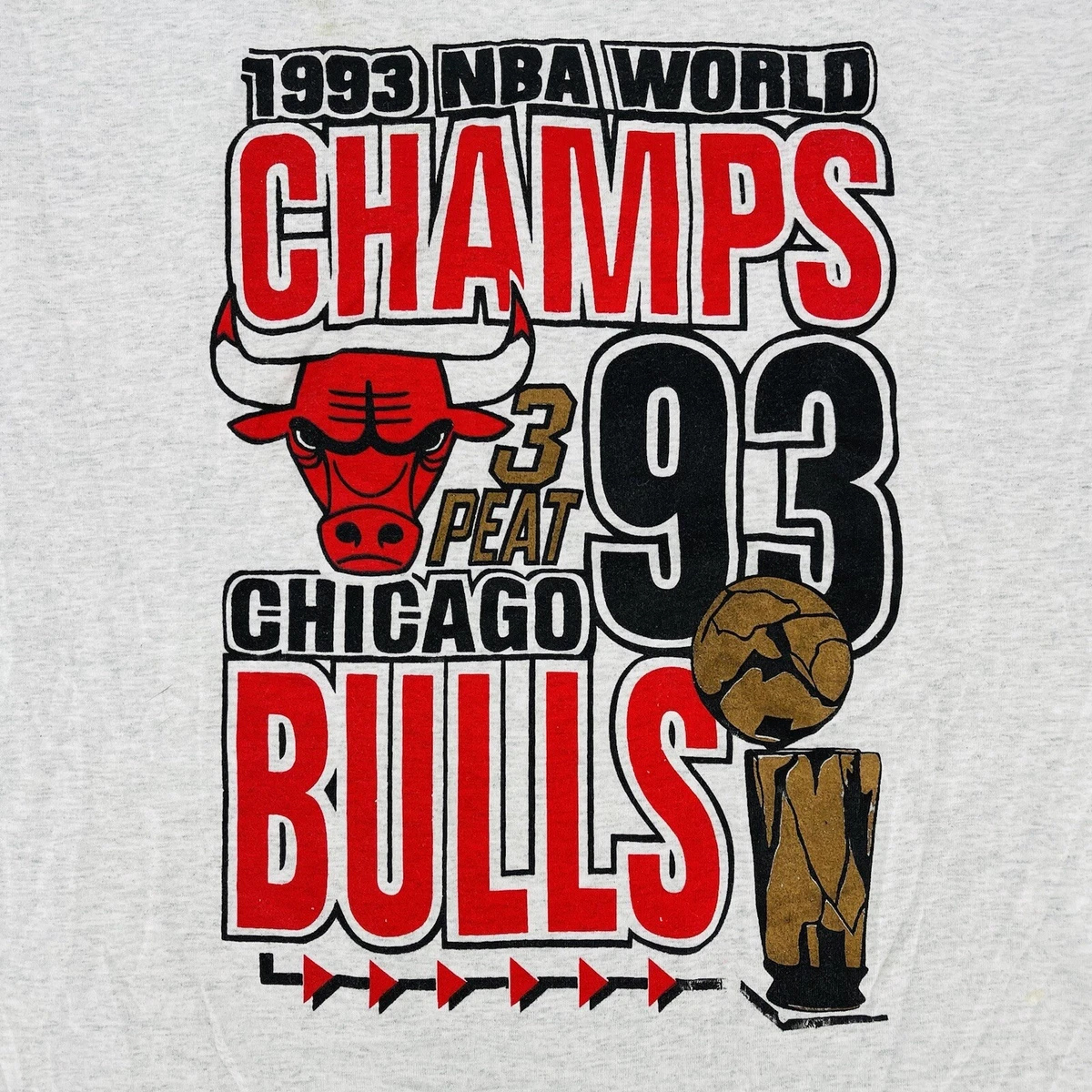 Vintage 90`s 1993 NBA Finals Chicago Bulls NBA 1993 World