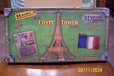 The Eiffel Tower 3D Wooden Puzzle - NIP - Factory Sealed