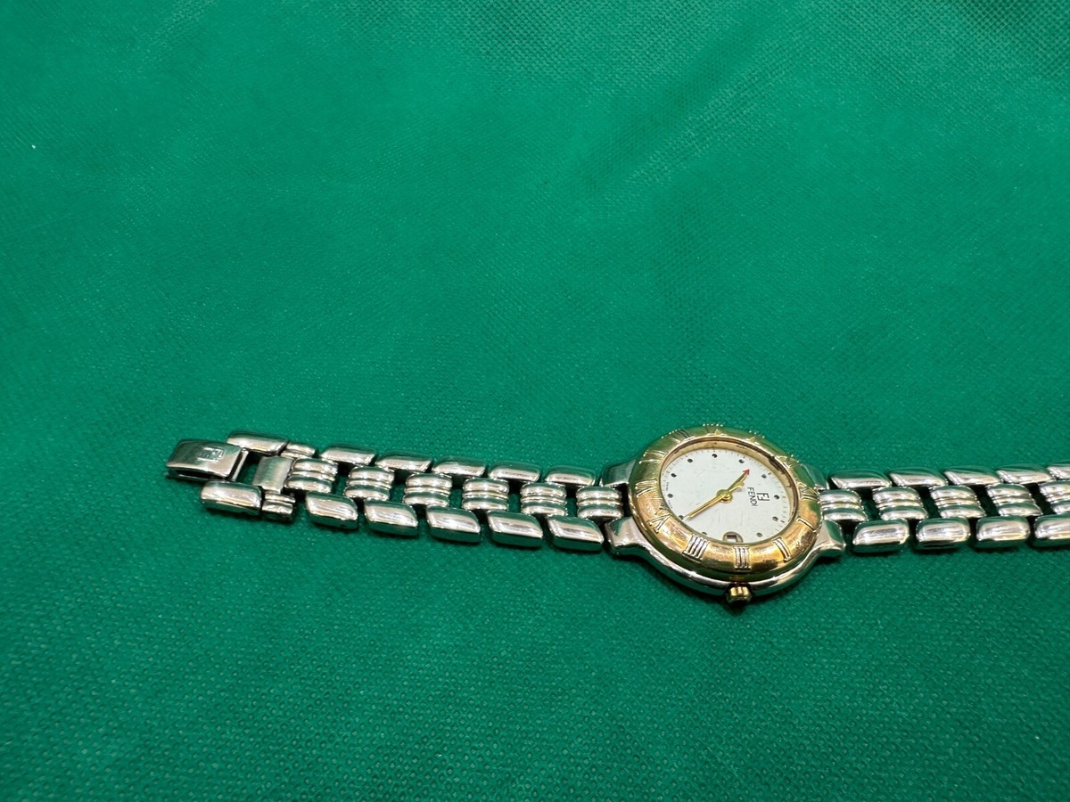 1990'S VINTAGE FENDI WATCH MEN 36MM QUARTZ 920G VERY RARE 1990'S VINTAGE FENDI WATCH MEN 36MM QUARTZ 920G VERY RARE