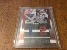 Tom Brady 06 Limited matching number /Jim Kelly 85/100