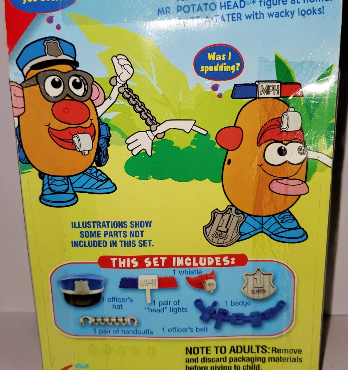 MR Potato Head PARTS n PIECES Accessory Play Set POLICE OFFICER SPUD NEW  HTF!