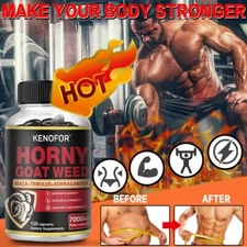 Horny Goat Weed Complex Provides Energy and Stamina for Men - 30to120 Capsules