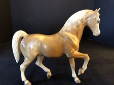 Vintage Breyer Prancing Horse Tan With Blonde Mane Tail