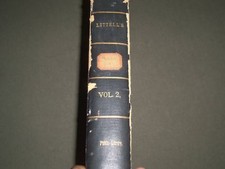 1844 AUGUST 10-OCTOBER 26 LITTELL'S LIVING AGE BOUND VOLUME NO. 2 - KD 4545