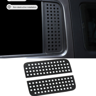 Rear Window Glass Air Vent Cover for 2018+ Jeep Wrangler JL 4-Door Gladiator JT