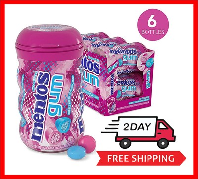 mentos gum bubble fresh cotton candy sugar free