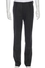 Dries Van Noten Heavy Wool Pants Charcoal Grey sz US 32 Waist EU 48 Lux Menswear