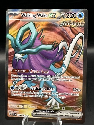 Walking Wake ex 189/162 Double Rare Full Art SV Temporal Forces