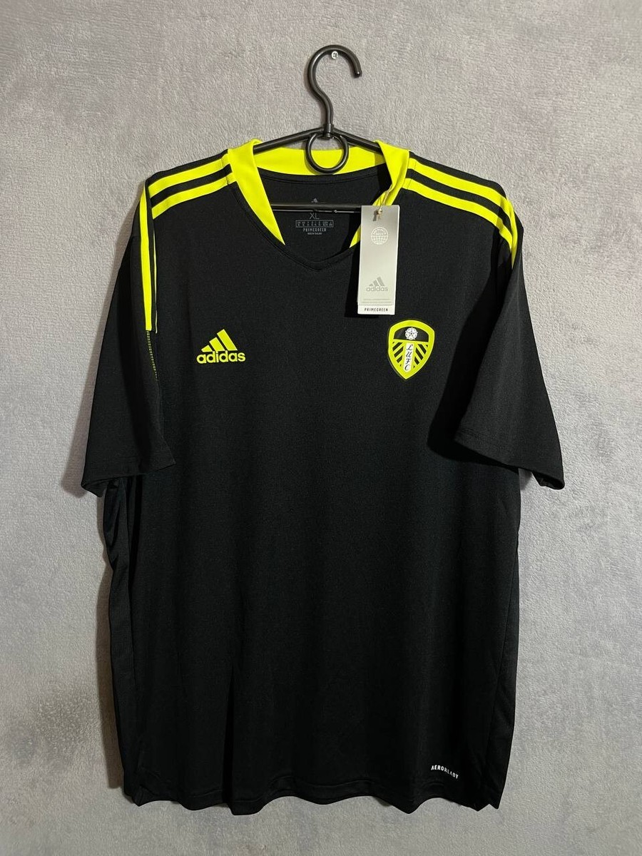 Leeds United Training Jersey Football Soccer Shirt Adidas HA0259 Trikot Men  XL