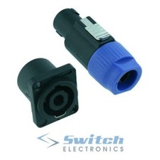 4 Pole Loudspeaker Speakon Male Female Plug Socket Connector