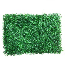 60x40cm Artificial Plant Wall Fence Greenery Panel Decor Foliage Hedge Grass Mat