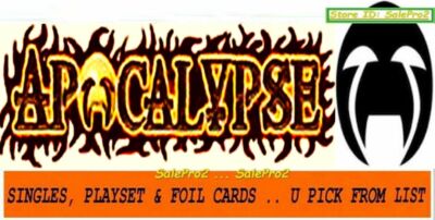 100+ APOCALYPSE magic SINGLES C UNC RARE PLAYSET MTG or FOIL LOT YOU PICK LIST | eBay 100+ APOCALYPSE magic SINGLES C UNC RARE PLAYSET MTG or FOIL LOT YOU PICK LIST | eBay