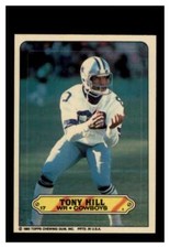 1983 Topps Sticker #17 Tony Hill Dallas Cowboys NM-MT