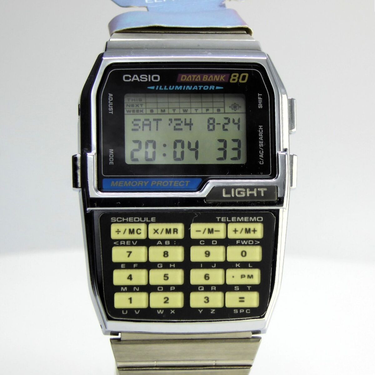 Vintage Casio DBC-810-B Databank 80 Rare Calculator Watch Vintage Casio DBC-810-B Databank 80 Rare Calculator Watch