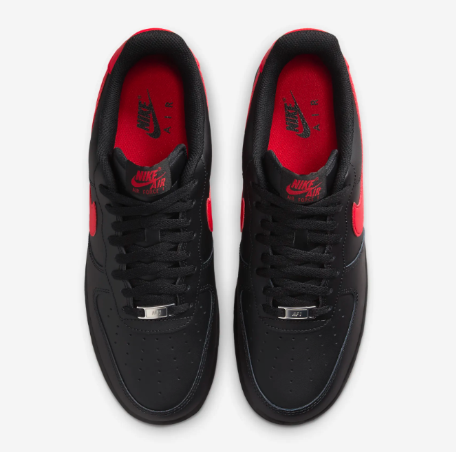 Nike Air Force 1 '07 Black University Red black university red