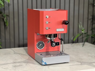 PROFITEC GO PID 1 GROUP ESPRESSO COFFEE MACHINE BRAND NEW CORAL RED HOME LATTE