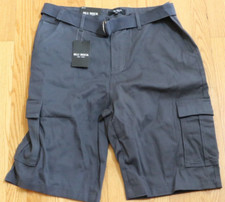Blu Rock New York Men's Cargo Shorts Charcoal Gray Size 36 NWT