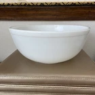VTG Pyrex White # 404 Mixing Nesting Bowl 4 Quart Made in USA
