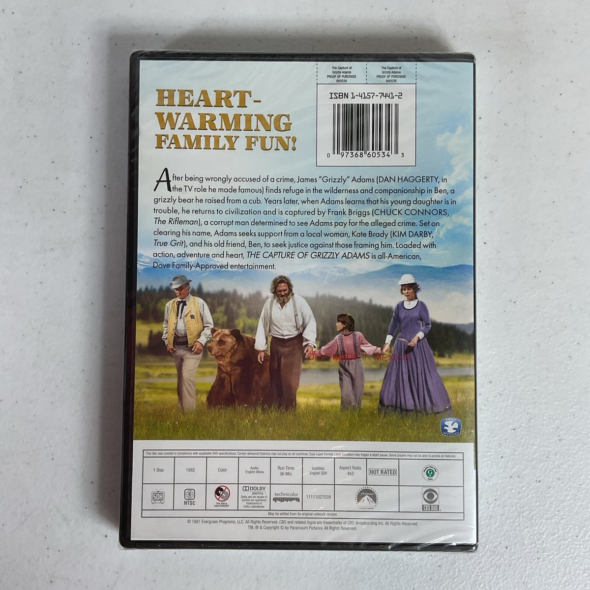Grizzly Adams: The Capture of Grizzly Adams (DVD) Dan Haggerty