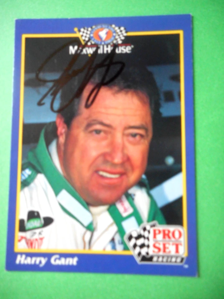 Harry Gant signed Pro Set MAXWELL HOUSE #33 Leo Jackson Team WC card #11 W/COA - Image 2 of 3