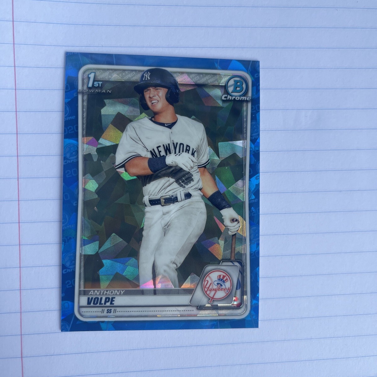 2020 BOWMAN SAPPHIRE ANTHONY VOLPE 1ST CHROME BCP139 YANKEES #2 | eBay