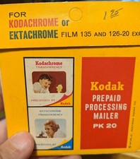 Kodak Kodachrome Ektachrome Prepaid Processing Mailer