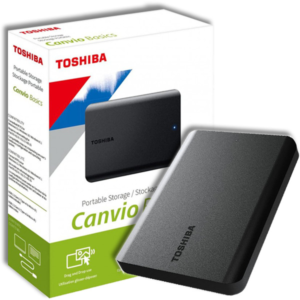 TOSHIBA CANVIO BASICS 4TB 2023 NUOVO MODELLO HARD DISK ESTERNO USB 3.2 2,5″