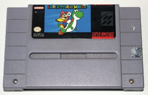 *Authentic* Super Nintendo SNES Game Super Mario World NTSC-U/C US Canada